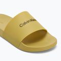 Klapki męskie Calvin Klein HM0HM00455 Pool Slide Rubber avocado oil 7