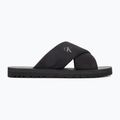 Klapki męskie Calvin Klein YM0YM01223 Cross Sandal Crxs Tx triple black 2