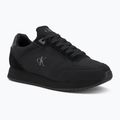 Buty męskie Calvin Klein YM0YM01217 Runner Sock Laceup Mg Canvas triple black