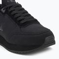 Buty męskie Calvin Klein YM0YM01217 Runner Sock Laceup Mg Canvas triple black 7