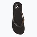 Japonki męskie Calvin Klein YM0YM01267 Beach Sandal Transparent Tpu black/bright white 5