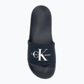 Klapki męskie Calvin Klein YM0YM01271 Slide Monogram Cv triple calvin navy 5