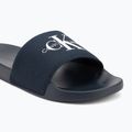Klapki męskie Calvin Klein YM0YM01271 Slide Monogram Cv triple calvin navy 7