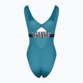 Strój kąpielowy jednoczęściowy damski Calvin Klein KW0KW02746 Intense Power One Piece Fashion Fit storm blue 2