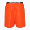 Szorty kąpielowe męskie Calvin Klein KM0KM01093 Intense Power Medium Double WB flaming chili 2