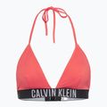 Góra od stroju kąpielowego Calvin Klein KW0KW02750 Intense Power Rib Triangle-RP dazzling coral