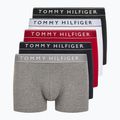 Bokserki męskie Tommy Hilfiger UM0UM03679 5 par white/mid red/desert sky/mid heather/black