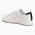 Buty damskie Calvin Klein YW0YW01945 Basket Cups Laceup Leather bright white/black 3