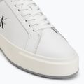 Buty damskie Calvin Klein YW0YW01945 Basket Cups Laceup Leather bright white/black 7