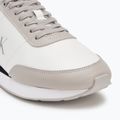 Buty damskie Calvin Klein YW0YW01942 Retro Runner Lace Up Leather MG bright white/chateau 7