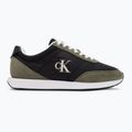Buty męskie Calvin Klein YM0YM01361 Retro Runner Essential MIX MAT black/capers/bright white 2