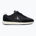 Buty męskie Calvin Klein YM0YM01361 Retro Runner Essential MIX MAT black/bright white 2