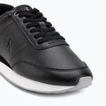 Buty damskie Calvin Klein YW0YW01942 Retro Runner Lace Up Leather MG black/formal gray 7