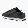 Buty męskie Calvin Klein YM0YM01355 Retro Runner Essential Leather black/bright white 3