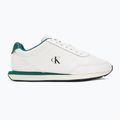 Buty męskie Calvin Klein YM0YM01355 Retro Runner Essential Leather bright white/galapagos 2