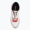 Buty męskie Calvin Klein YM0YM01379 Hike Runner Mesh MIX bright white/grey/flame scarlet 5