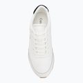 Buty męskie Calvin Klein YM0YM01381 Retro Runner Leather Tape bright white/black/gum 5