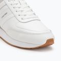 Buty męskie Calvin Klein YM0YM01381 Retro Runner Leather Tape bright white/black/gum 7
