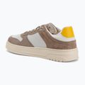 Buty damskie Tommy Hilfiger Sporty Cupsole Tumbled Leather costal taupe/ecru/yellow 3