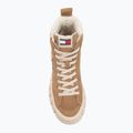Buty damskie Tommy Jeans Vulc Flatform Suede Wl bronze twist 5