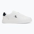 Buty męskie Calvin Klein YM0YM01435 Classic Cupsole Laceup Leather bright white/navy 2