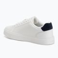 Buty męskie Calvin Klein YM0YM01435 Classic Cupsole Laceup Leather bright white/navy 3