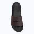 Klapki męskie Calvin Klein HM0HM02107 EssMonobrand black/bordeaux 5
