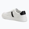 Buty męskie Calvin Klein HM0HM02237 Classic Cups Lace Leather EMB Tongue bright white/black 3