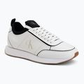 Buty damskie Calvin Klein HW0HW02994 Retro Runner Sock Patch Leather bright white/black