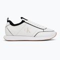 Buty damskie Calvin Klein HW0HW02994 Retro Runner Sock Patch Leather bright white/black 2