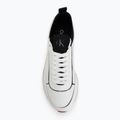 Buty damskie Calvin Klein HW0HW02994 Retro Runner Sock Patch Leather bright white/black 5