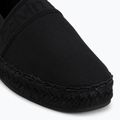 Espadryle damskie Calvin Klein HW0HW02934 Oblique Webbing triple black 7
