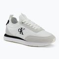 Buty damskie Calvin Klein YW0YW02060 Retro Runner Sock Laceup Mix Mat bright white/black/marshmallow