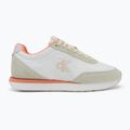 Buty damskie Calvin Klein YW0YW01990 Retro Runner Lace Up Nylon Mg brilliant white/light cashew/pink 2