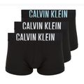Bokserki męskie Calvin Klein 000NB3608A Trunk 3 pary black w/ harbor mist logo/ black w