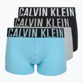 Bokserki męskie Calvin Klein 000NB3608A Trunk 3 pary harbor mist/black/chilly blue