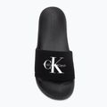 Klapki damskie Calvin Klein YW0YW01967 Monogram Logo 0GM black/bright white 5