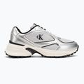 Buty męskie Calvin Klein YM0YM01402 Hike Runner Laceup Mesh Mix silver/black/marshmallow 2