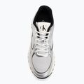 Buty męskie Calvin Klein YM0YM01402 Hike Runner Laceup Mesh Mix silver/black/marshmallow 5