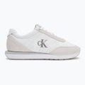 Buty męskie Calvin Klein YM0YM01361 Retro Runner Ess Mix Mat triple bright white 2