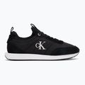 Buty męskie Calvin Klein YM0YM01414 Retro Runner Sock Laceup Mix Mat ck black 2