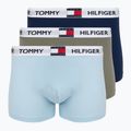 Bokserki Tommy Hilfiger Trunk 3 pary utility sage/prppy navy/keepsake blue