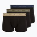 Bokserki męskie Tommy Hilfiger Trunk WB 3 pary army green/wdg blue/ptch blue