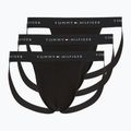 Slipy męskie Tommy Hilfiger Cotton Jockst 3 pack black/black/black