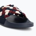 Klapki damskie Tommy Hilfiger Braided Pool rwb 7