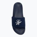 Klapki damskie Tommy Hilfiger Script Pool preppy navy 5