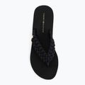 Japonki damskie Tommy Hilfiger Wedge Braided Summer Sandal black 5