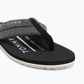 Japonki męskieTommy Hilfiger Chambray Beach Sandal black 7