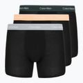Bokserki Calvin Klein LV00NB4394 Brief 3 pary black w/darkest spruce wb/black w