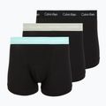 Bokserki męskie Calvin Klein 0000U2662G Trunk 3 pary black w plume wb/black w misty sag